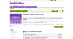 Desktop Screenshot of discountvouchercodes.co.uk